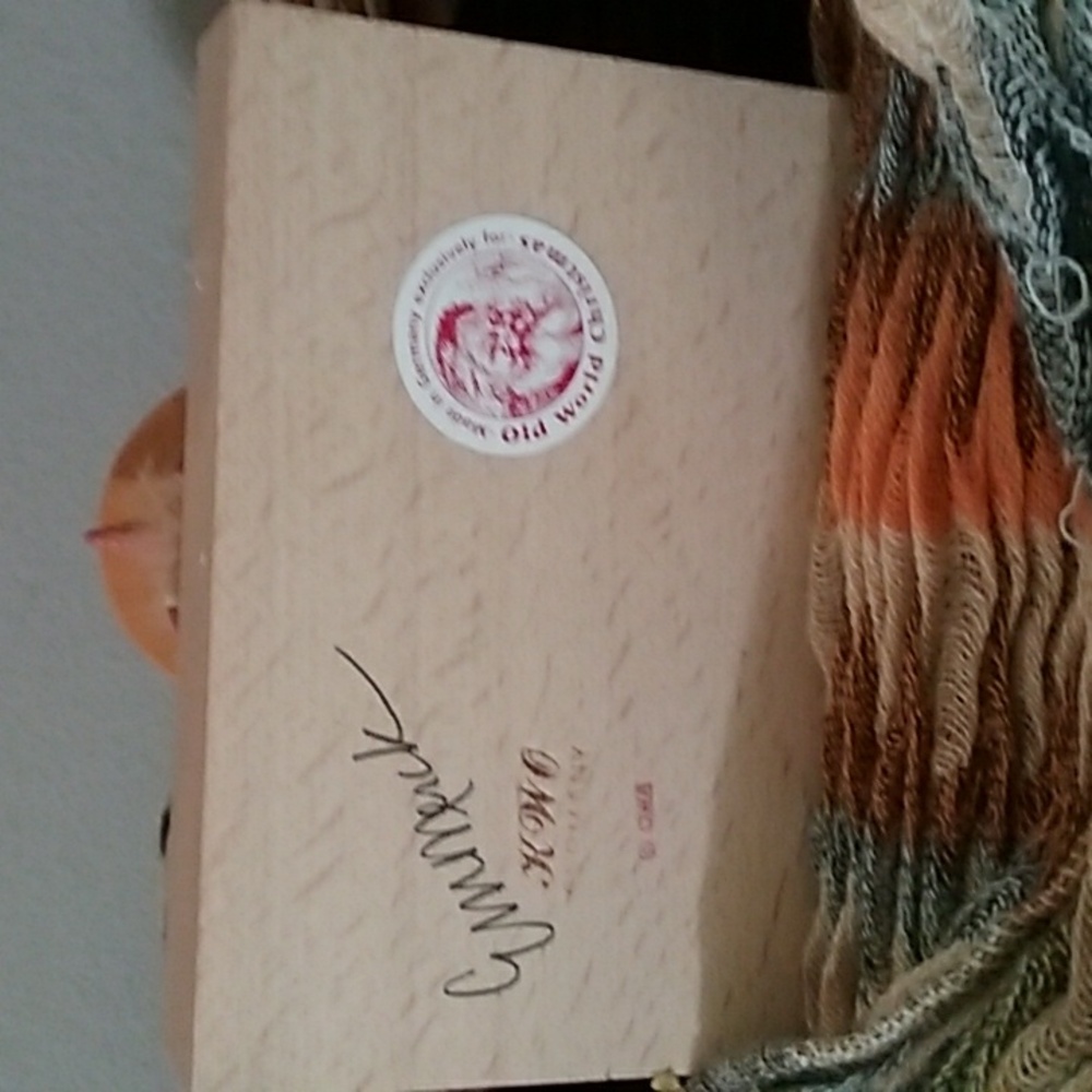 Vintage original Steinbach Scarecrow Nutcracker,  signed addition - Picture 5 of 8